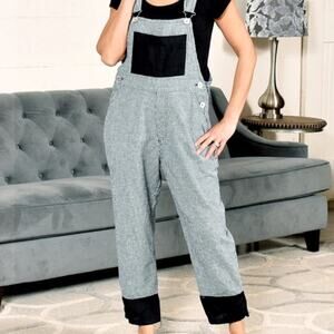 Goddess Gear Linen Cotton Boho Overalls Size Small